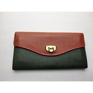 Pola Leather Full Size Kisslock Long Wallet
